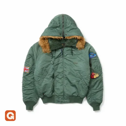 Branded bomber jacket: Alpha Industries bomber jacket