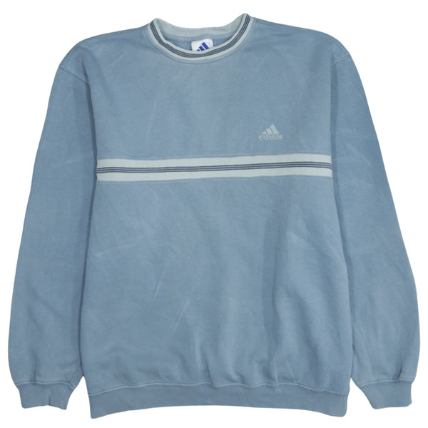 Adidas 90's Lightweight Crew Neck Sweatshirt XLarge  Blue