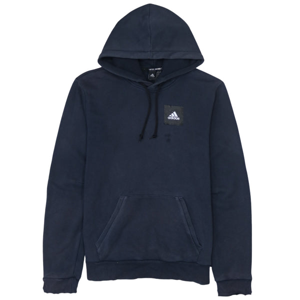 Adidas 90's Drawstring Pockets Pullover Hoodie XSmall Black