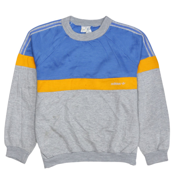 Adidas 90's Lightweight Crew Neck Sweatshirt Medium  Blue