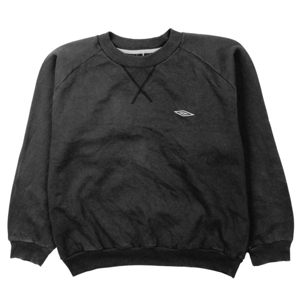 Umbro 90's Black Heavyweight Crew Neck Sweatshirt Men's XLarge