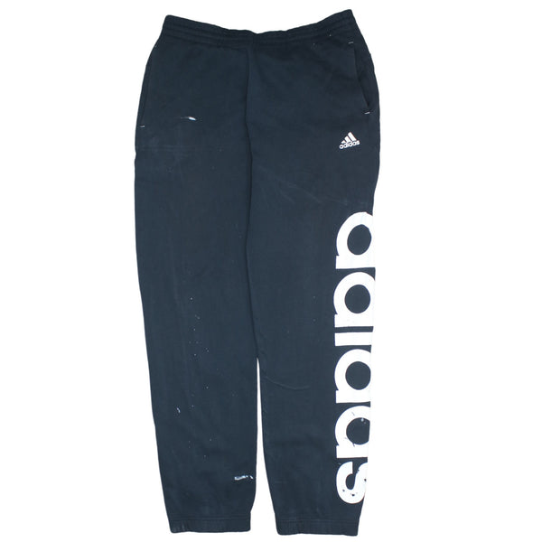Adidas 90's Black Tracksuit Joggers Sweatpants Men's Medium