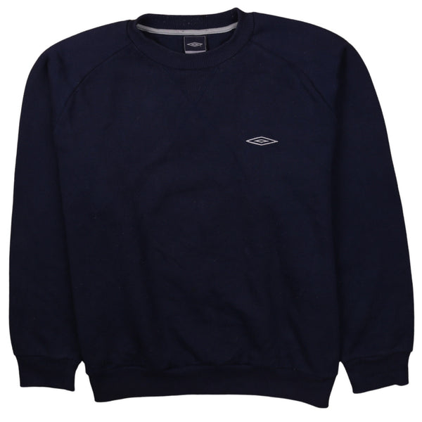 Umbro 90's Vintage Heavyweight Crew Neck Sweatshirt XLarge Navy Blue