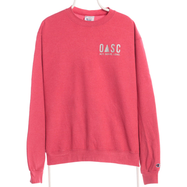 Red Champion Crewneck Sweatshirt - Large