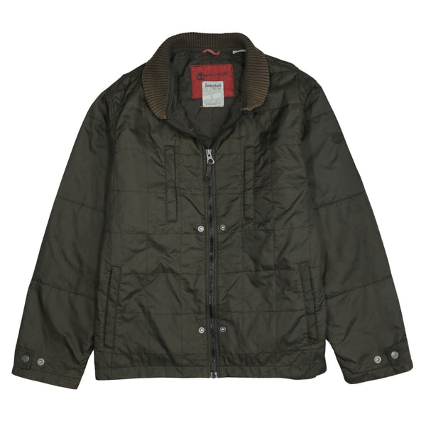 Timberland 90's Vintage Green Windbreaker XLarge Full Zip