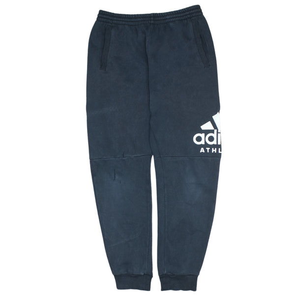 Adidas 90's Vintage Black Joggers Sweatpants Women's Large Elastic Waist Drawstrings