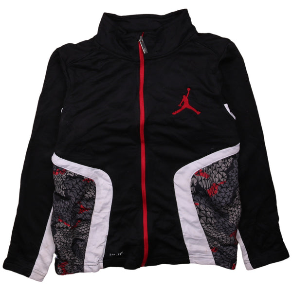 Jordan 90's Vintage Black Full Zip Sweatshirt Women's Medium