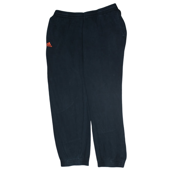 Adidas 90's Elasticated Waistband Drawstrings Casual Joggers / Sweatpants Large Black