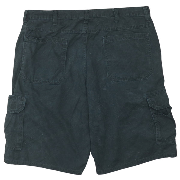 Wrangler 90's Cargo Pockets Baggy Chino Shorts 38 Black