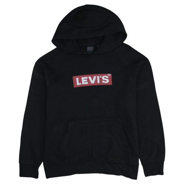Levi's 90's Black Spellout Pullover Hoodie Men's Medium