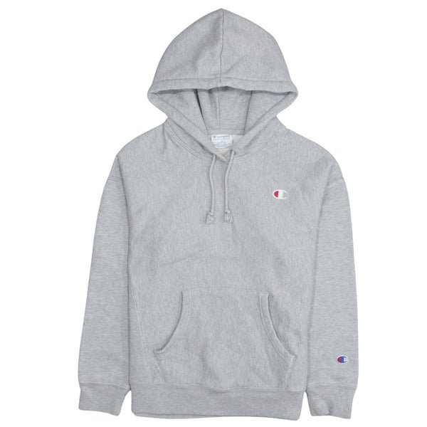 Champion 90's Lightweight Pullover Hoodie Small Grey