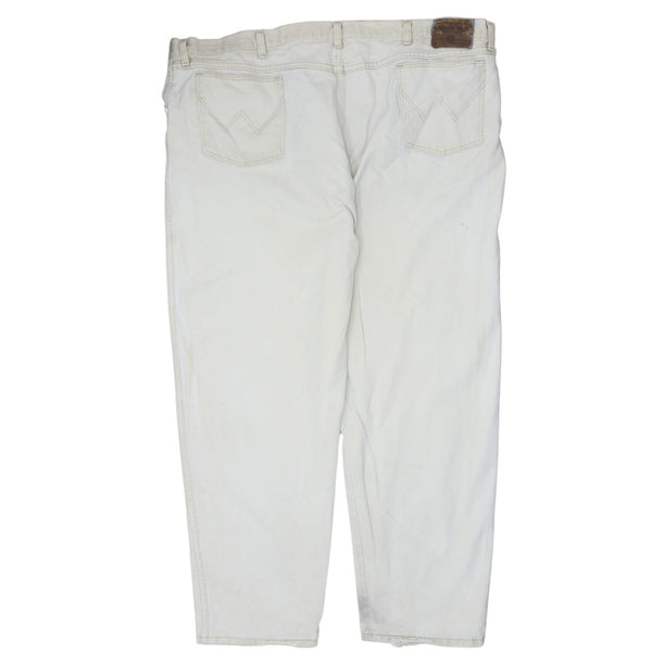 Wrangler 90's Men's Casual Trousers Pants Beige Cream Size 50