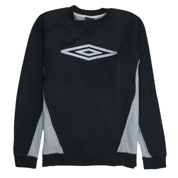 Umbro 90's Black Spellout Crew Neck Sweatshirt Men's Small