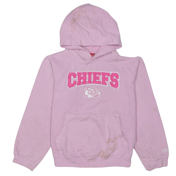 NFL 90's Chiefs Pullover Hoodie XSmall  Pink