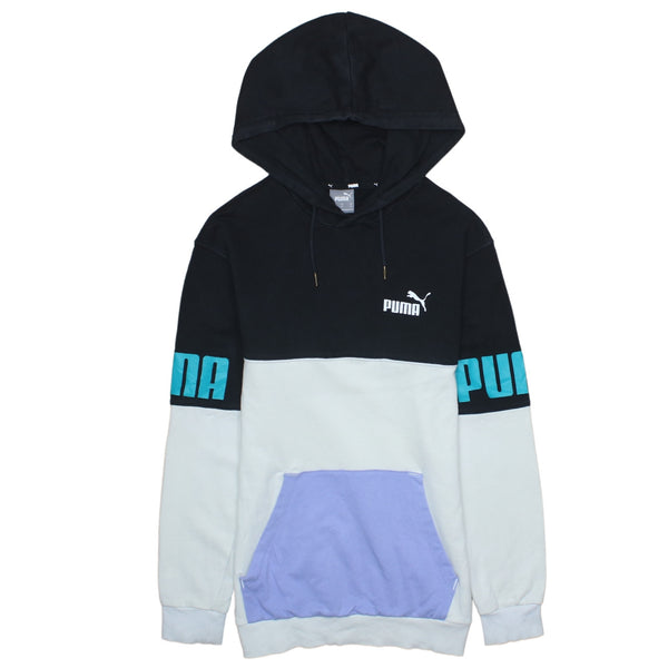 Puma 90's XSmall Black Hoodie with Drawstring Pockets
