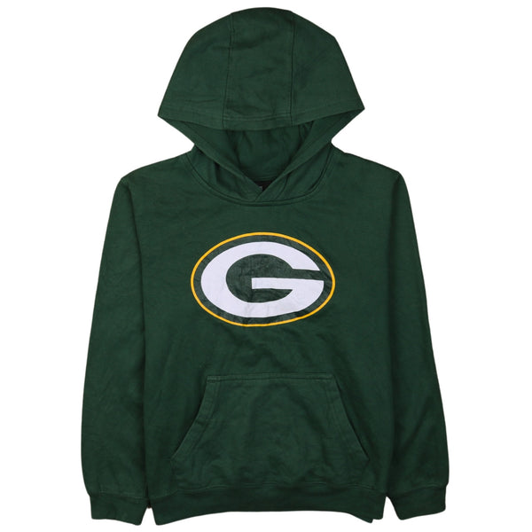 Vintage Green Bay Packers 90's NFL Pullover Hoodie Medium Green