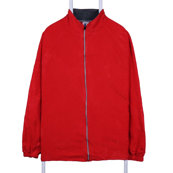 Vintage 90s Starter Full Zip Red Fleece Jumper Men's XLarge