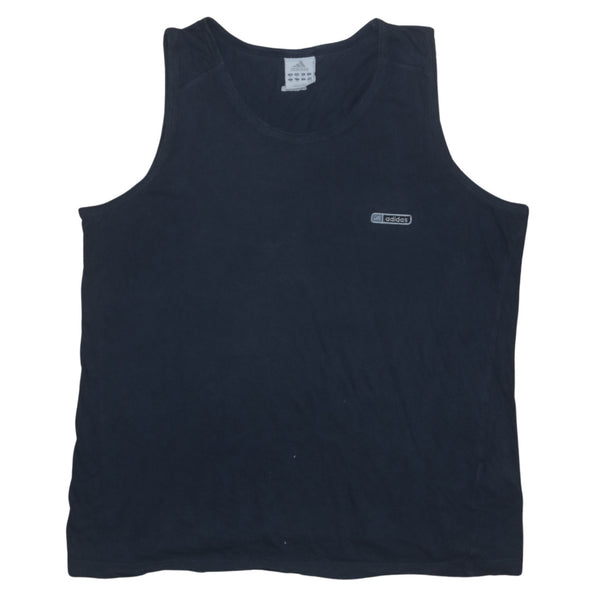 Adidas 90's Vest Sleeveless Crew Neck Vest XXLarge (2XL) Navy Blue