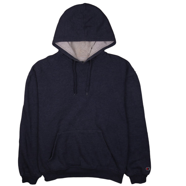 Vintage 90's Champion XLarge Navy Pullover Hoodie Classic Style