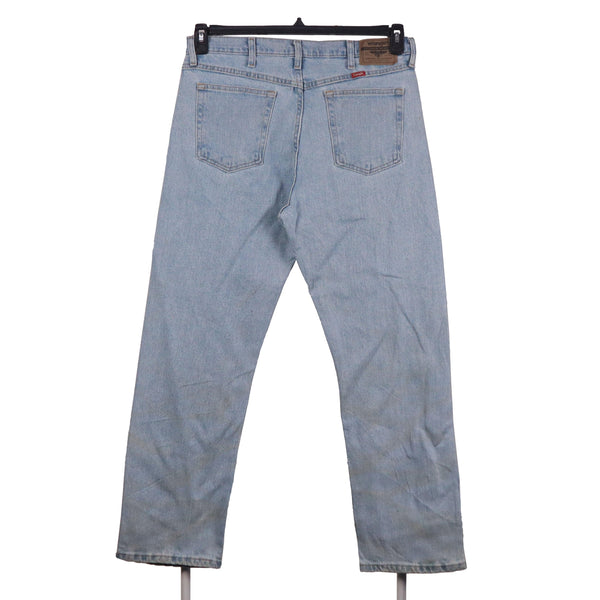 Vintage Wrangler 90's Blue Denim Straight Leg Jeans Pants 34 x 30