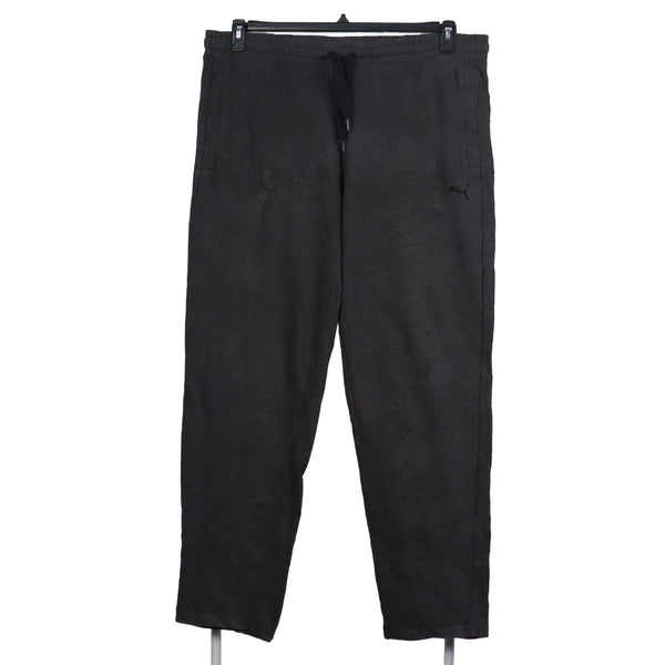 Puma 90's Men's Large Grey Drawstring Trousers with Elastic Waistband