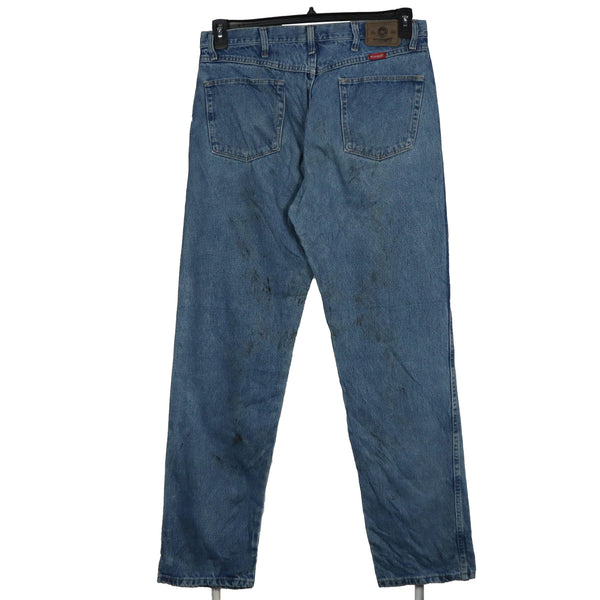 Vintage 90's Wrangler Straight Leg Denim Jeans Pants Blue Men's 36