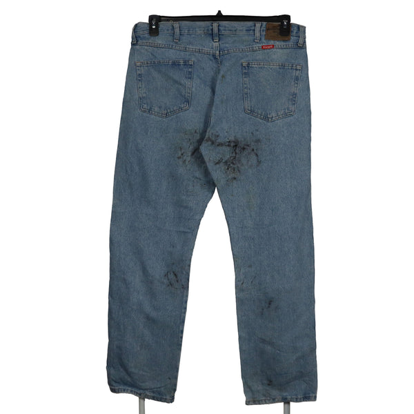 Vintage 90's Wrangler Blue Denim Baggy Jeans Men’s 38 B Grade