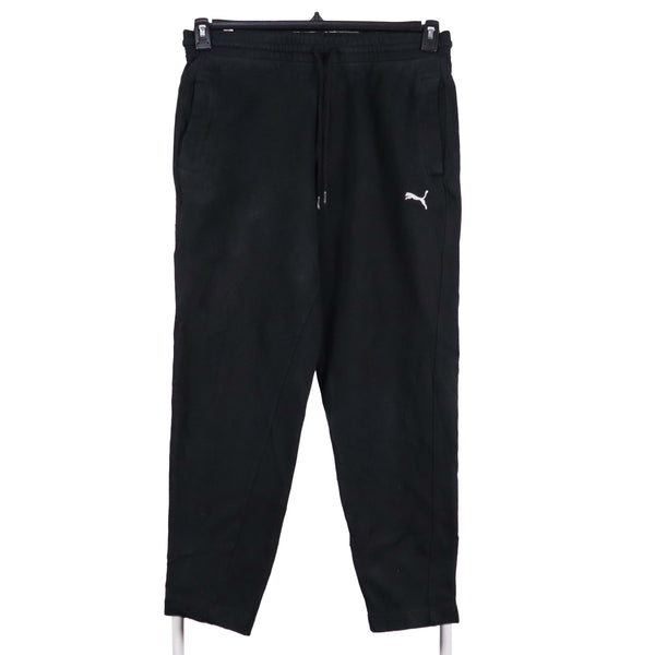 Puma Vintage 90's Men's Medium Black Joggers Sweatpants Elastic Waist