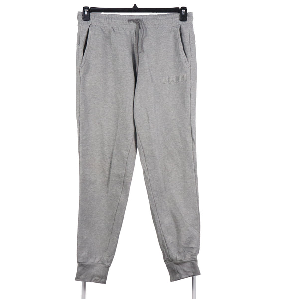 Puma Men's 90's Vintage Joggers Large Grey Sweatpants Drawstring Waist