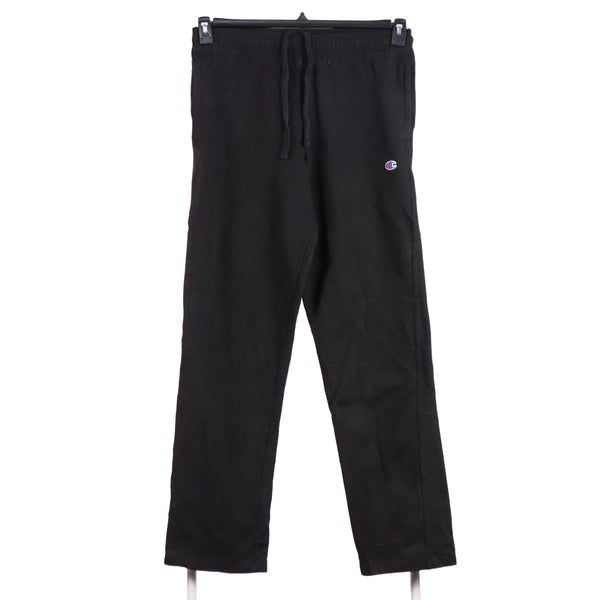 Champion 90s Vintage Men's Black Joggers Sweatpants Med Drawstring Elastic