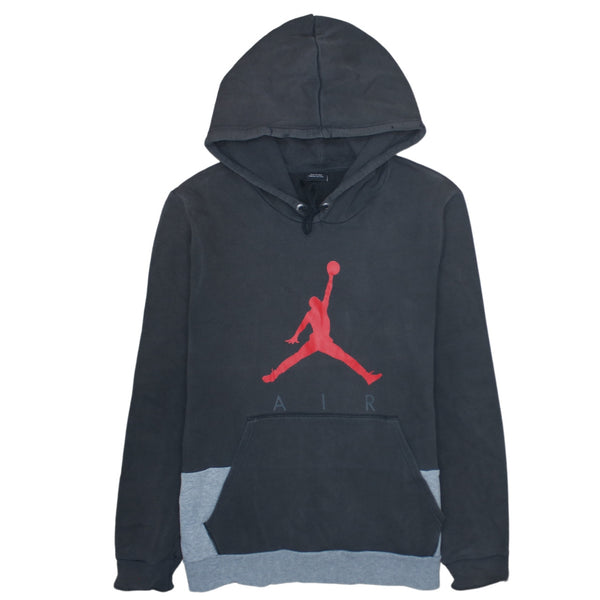 Jordan 90's Spellout Pullover Hoodie Large Black