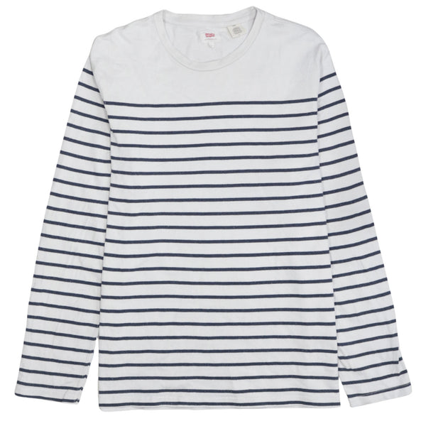 Levi's 90's Lightweight Crew Neck Sweatshirt Large White