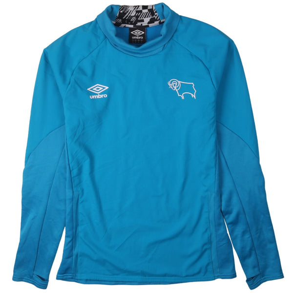 Vintage Umbro 90's Crew Neck Windbreaker Blue Small