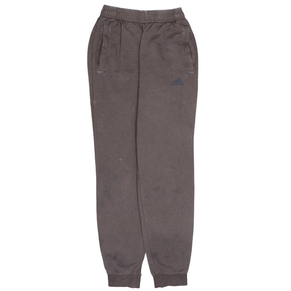 Adidas 90's Elasticated Waistband Drawstrings Casual Joggers / Sweatpants Small Brown