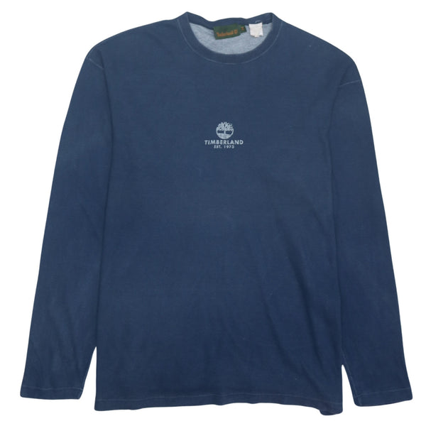 Timberland Vintage 90's Navy Heavyweight Crew Neck Sweatshirt - Men's Medium