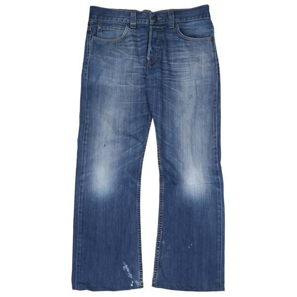Levi's 90's 512 Straight Leg Baggy Trousers / Pants 34 Blue