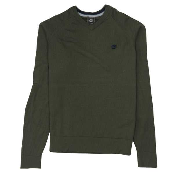 Timberland 90's Lightweight Crew Neck Sweatshirt Medium Green