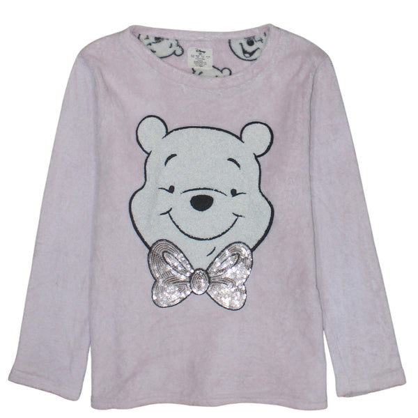 Disney 90's Winnie The Pooh Crew Neck Sweatshirt Medium Pink