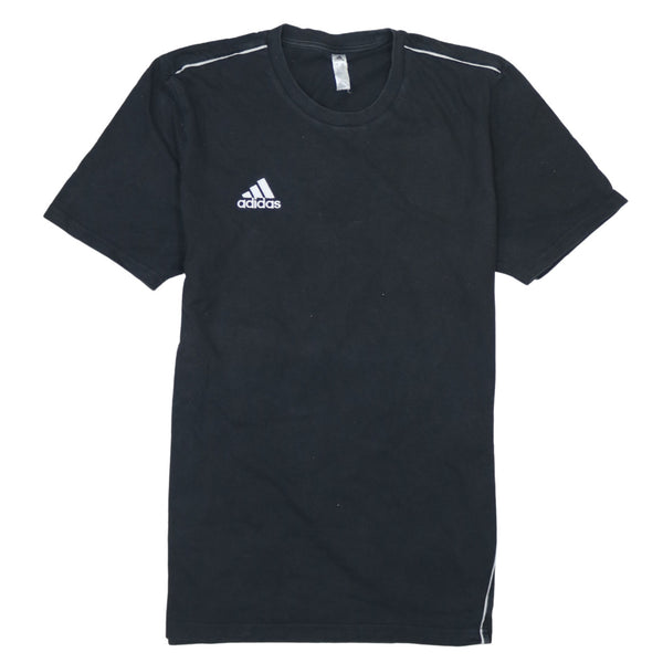 Adidas Vintage 90's Black Cotton T-Shirt Medium Crew Neck
