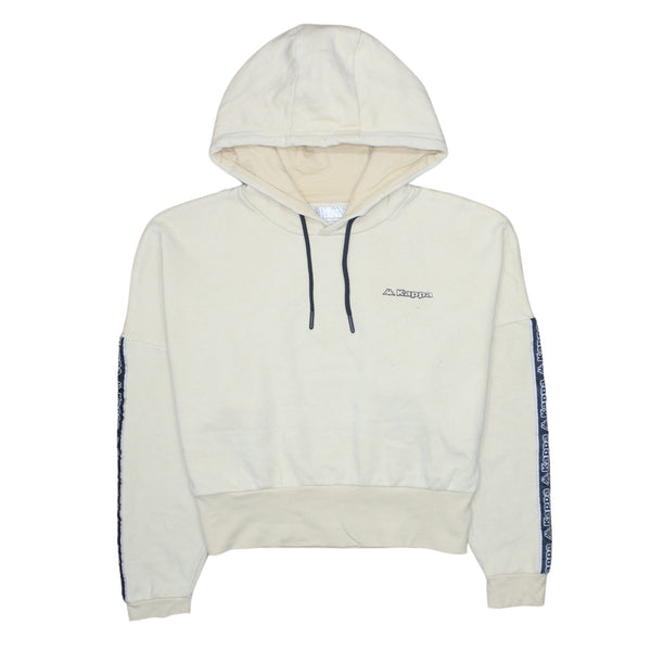 Kappa 90's Lightweight Pullover Hoodie Medium Yellow