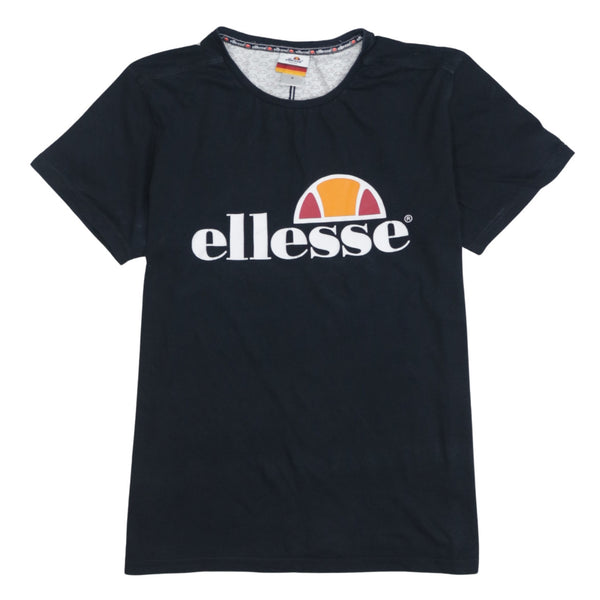Ellesse 90's Spellout Short Sleeves T Shirt Medium Black