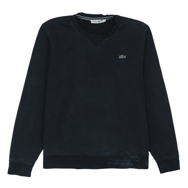 Lacoste 90's Lightweight Crew Neck Sweatshirt XLarge Black
