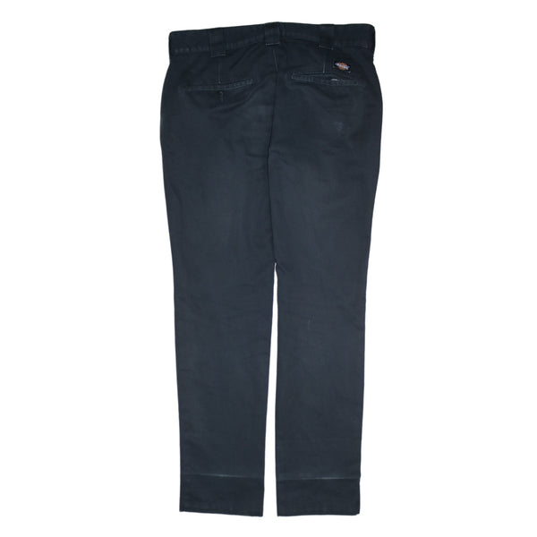 Dickies 90's Lightwash Casual Trousers / Pants 34 Black