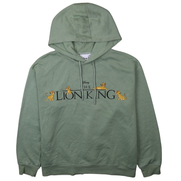 Disney's Vintage 90's Lion King Green Pullover Hoodie Women's Large