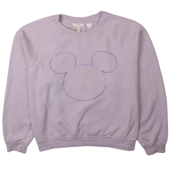 Vintage 90s Disney Heavyweight Crew Neck Sweatshirt, Purple, Small