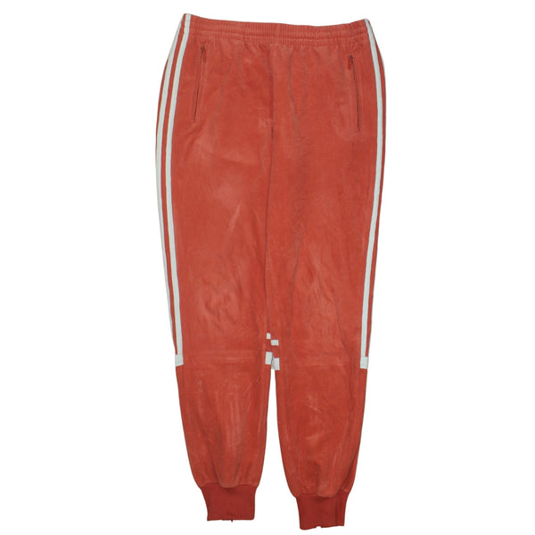 Adidas 90's Rib Cuff Casual Joggers / Sweatpants Medium Orange