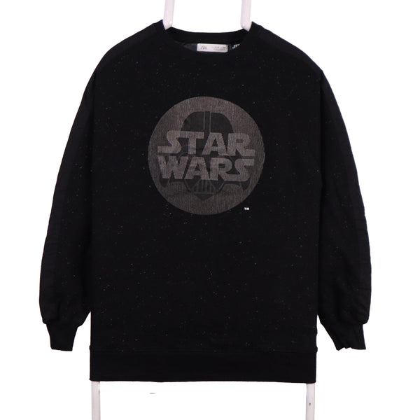 Zara Women's Star Wars 90's Vintage Crewneck Sweatshirt Small Black