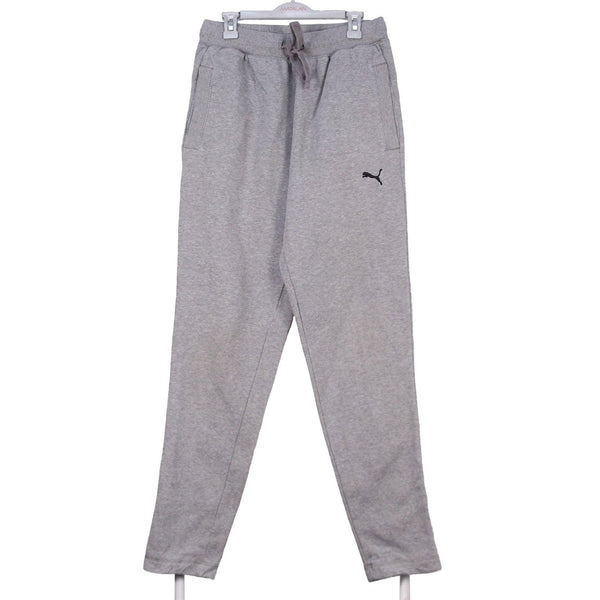 Puma Men's Vintage 90's Grey Drawstring Joggers Sweatpants Medium