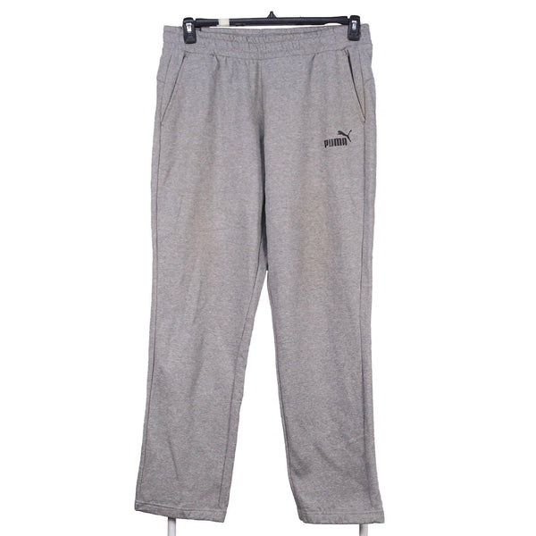 Puma 90's Vintage Jogging Bottoms Grey XL Straight Leg Spellout Logo