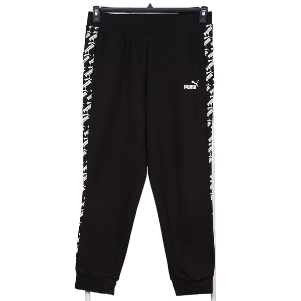 Puma 90's Black Joggers, Spellout Logo Sweats, Large Men's Pants